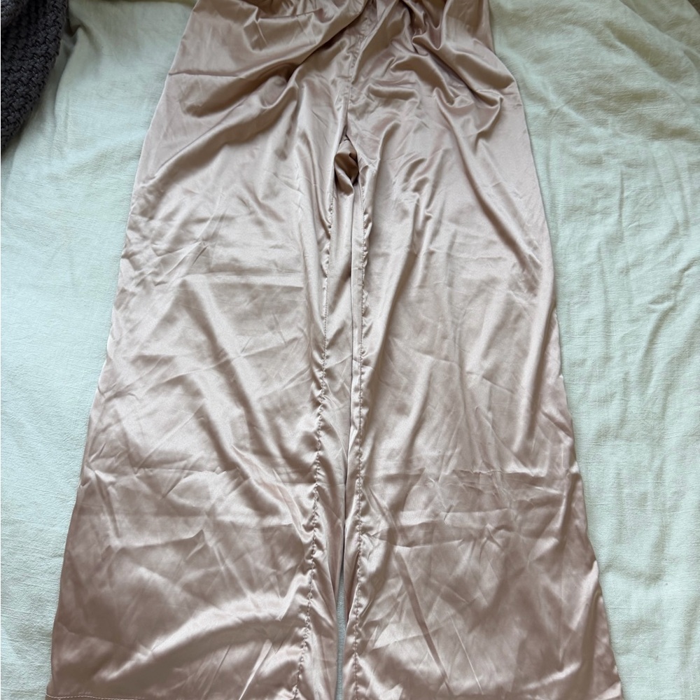 NWOT SKIMS Silk Pants Golden (flawed & altered) - Picture 4 of 7